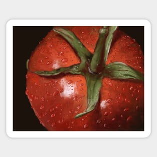 Tomato HyperRealistic Painting Sticker